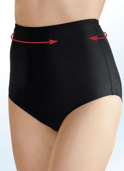 Zweierpack Bikinihosen, hoch geschnitten, mit formendem Vorderfutter